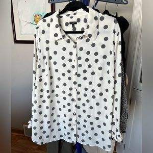 Polka dot blouse
